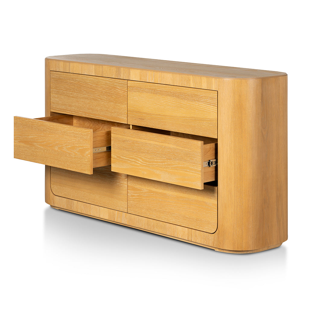 1.6m Padova Dresser Unit - Dusty Oak