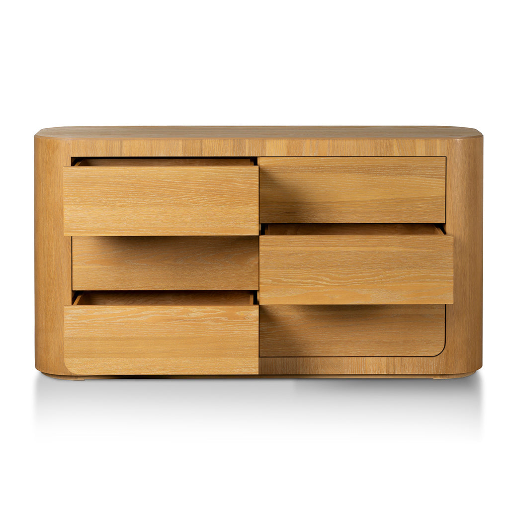 1.6m Padova Dresser Unit - Dusty Oak