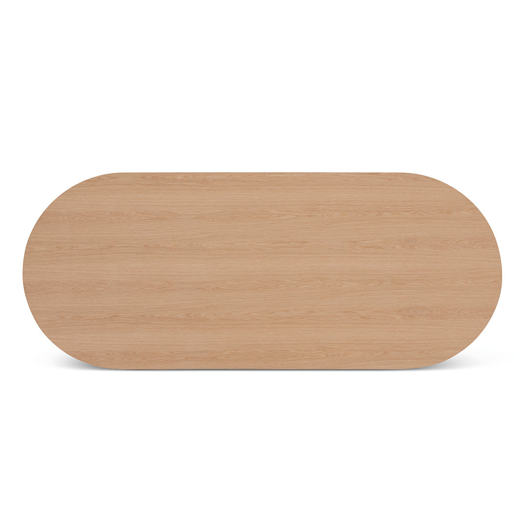 2.5m Wooden Siena Dining Table - Natural