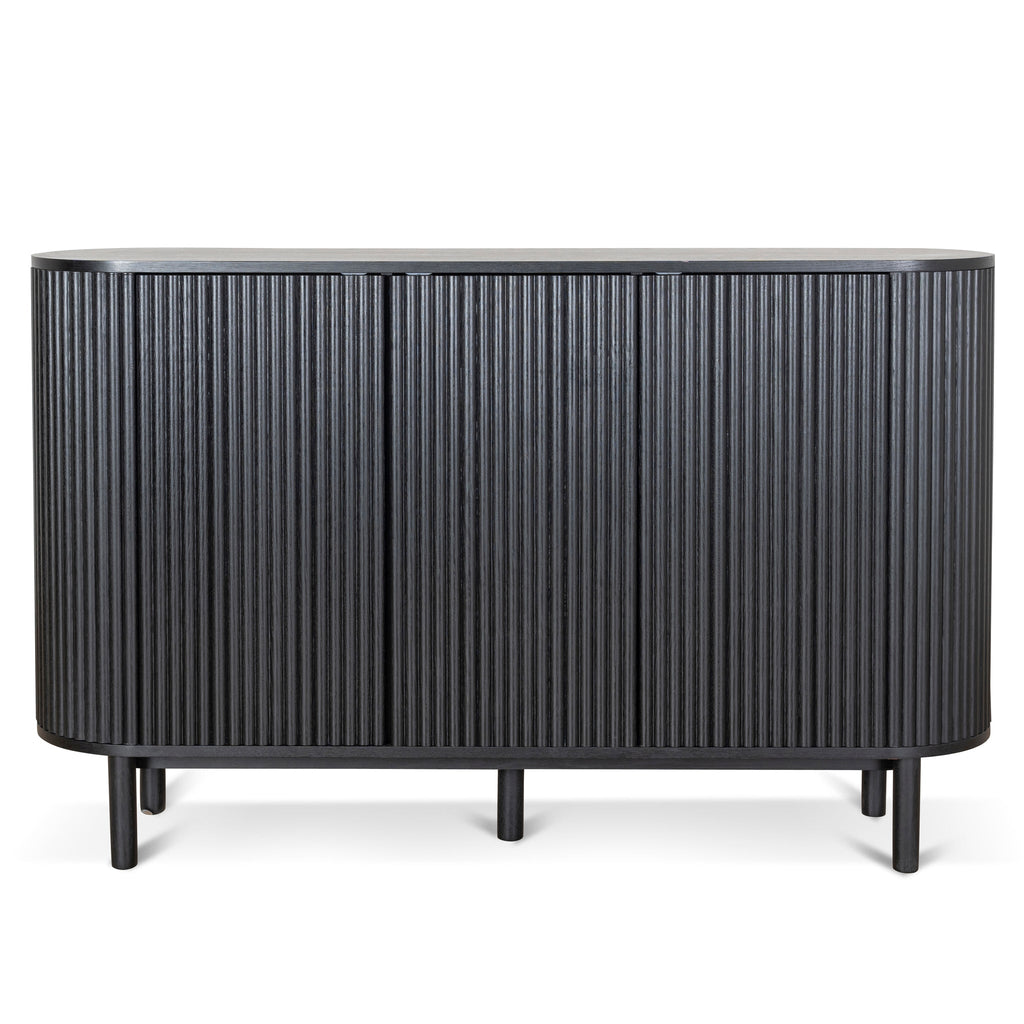 1.6m Sideboard Unit - Full Black