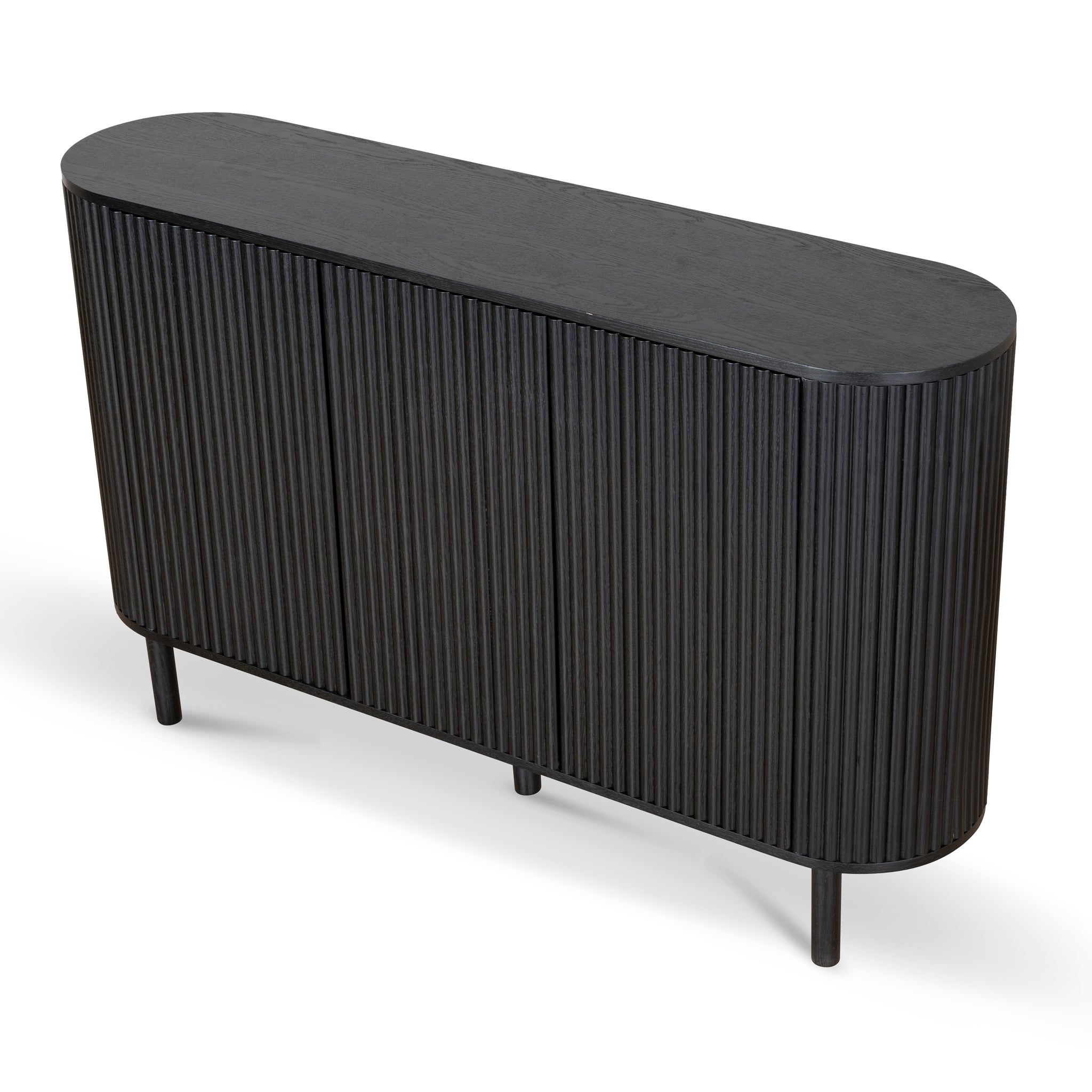 1.6m Sideboard Unit - Full Black