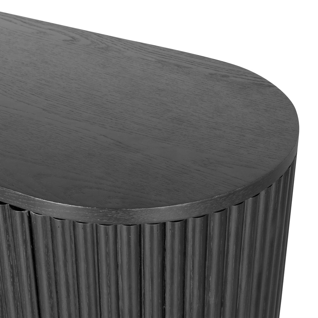 1.6m Sideboard Unit - Full Black