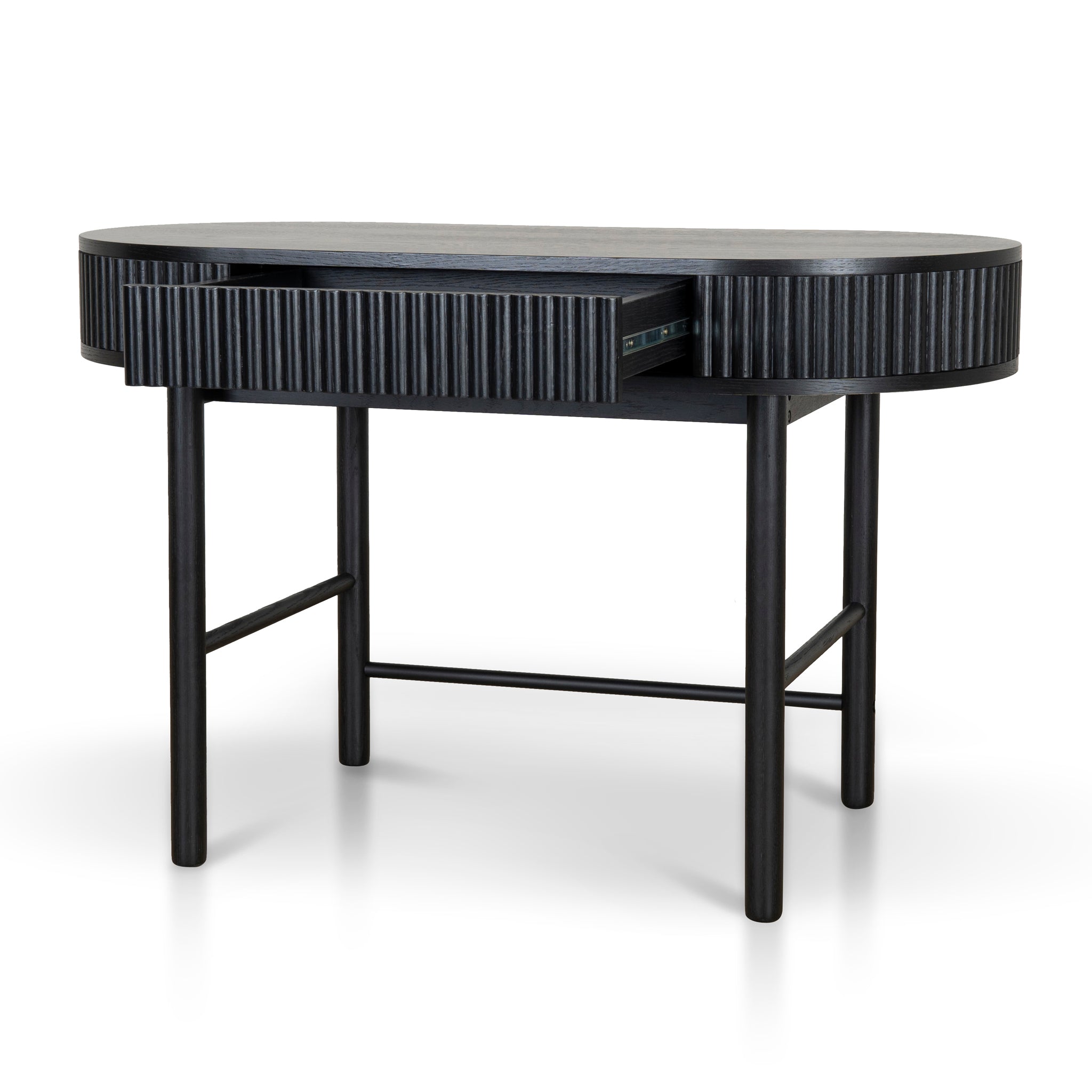 1.2m Milano Home Office Desk - Full Black