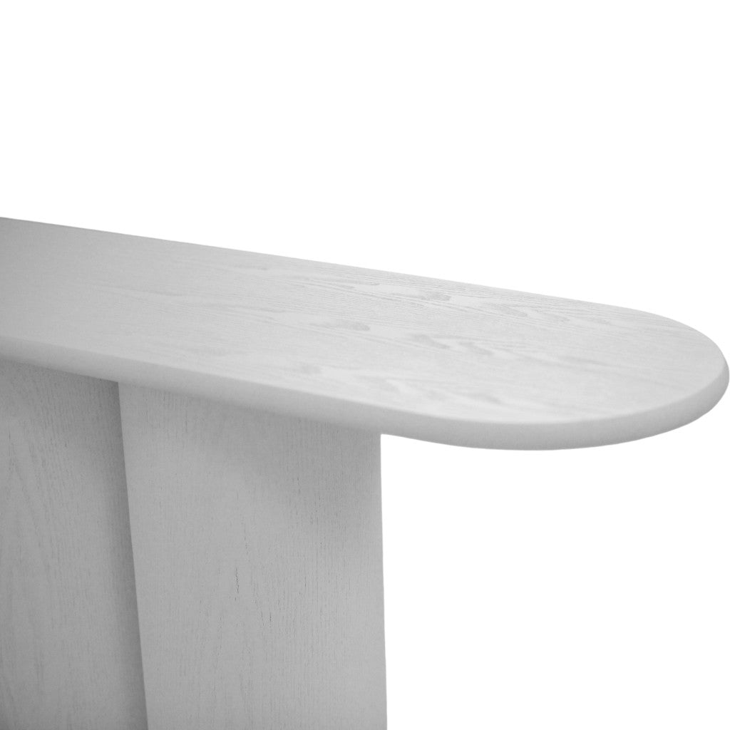 1.7m Ferrara Console Table - Full White