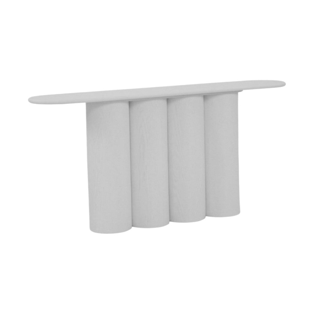 1.7m Ferrara Console Table - Full White