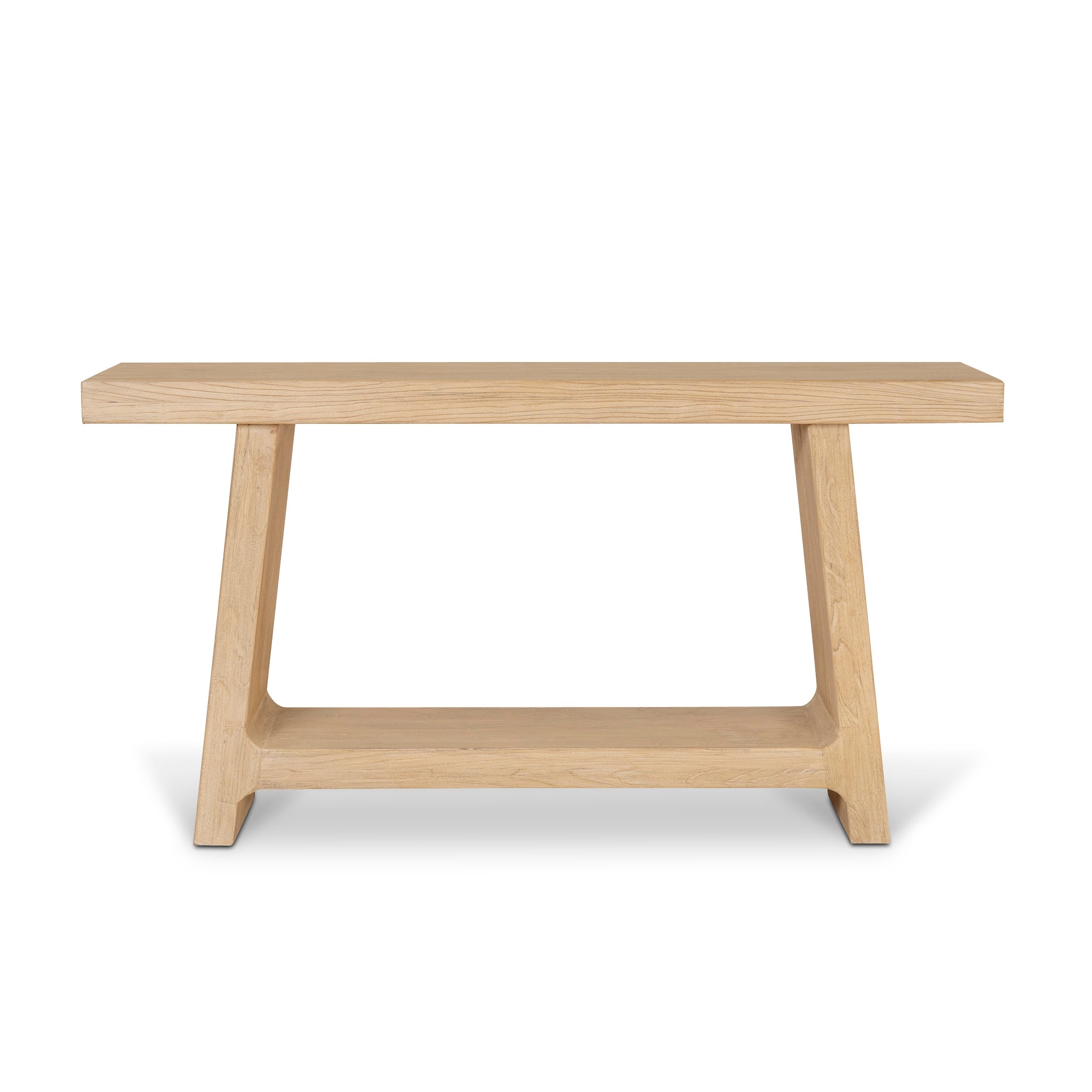 1.52m Elm Ferrara Console Table - Natural