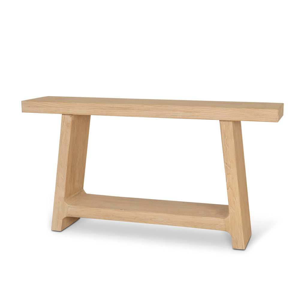 1.52m Elm Ferrara Console Table - Natural