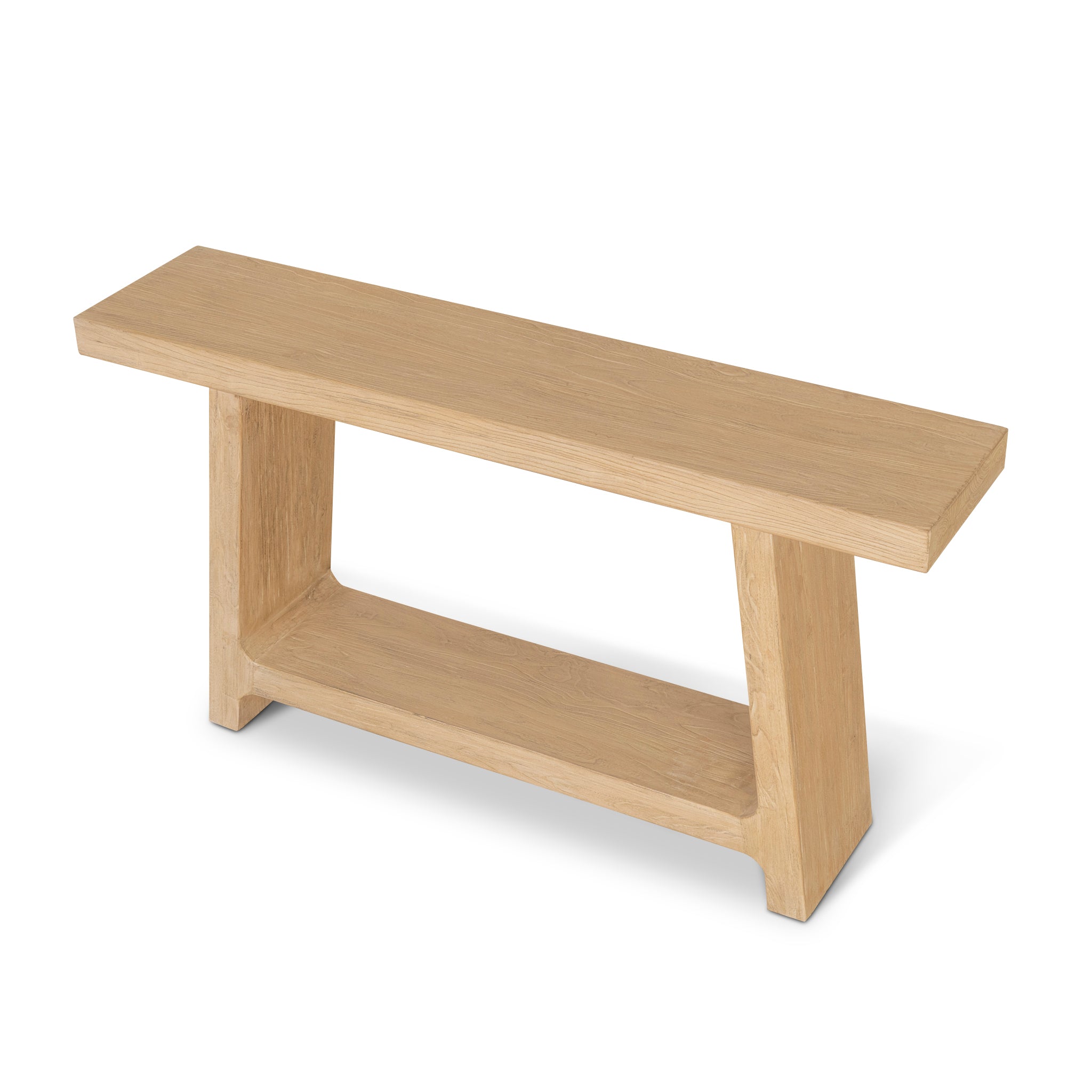 1.52m Elm Ferrara Console Table - Natural