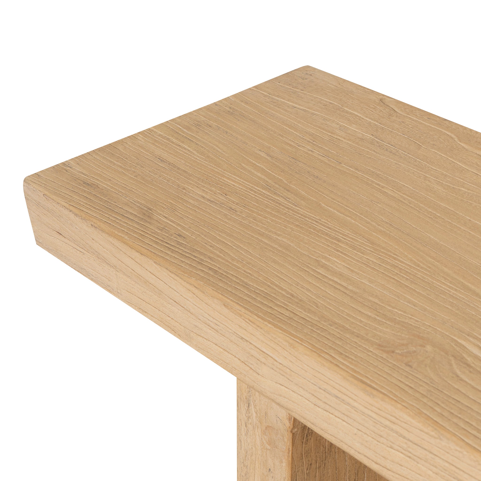 1.52m Elm Ferrara Console Table - Natural