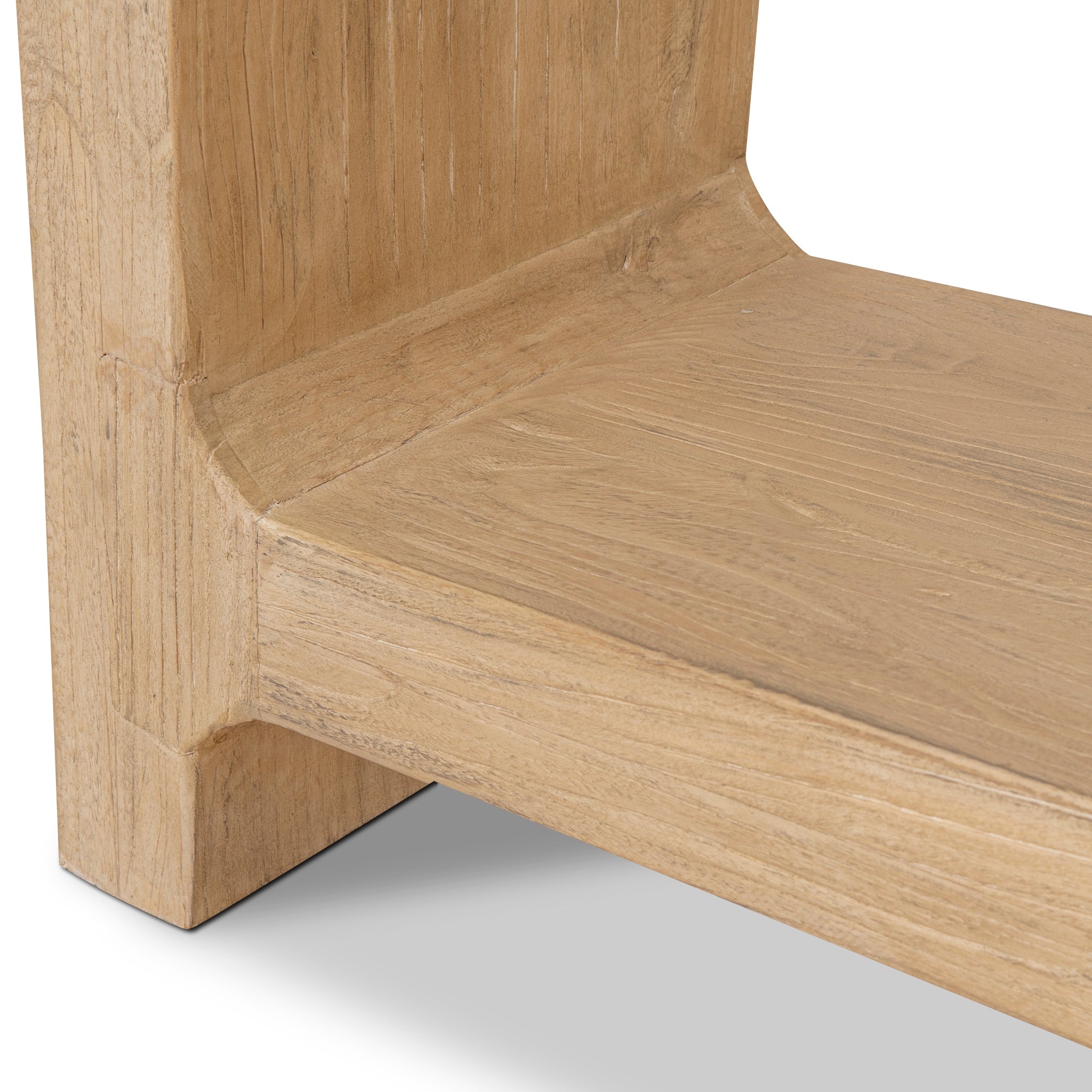1.52m Elm Ferrara Console Table - Natural