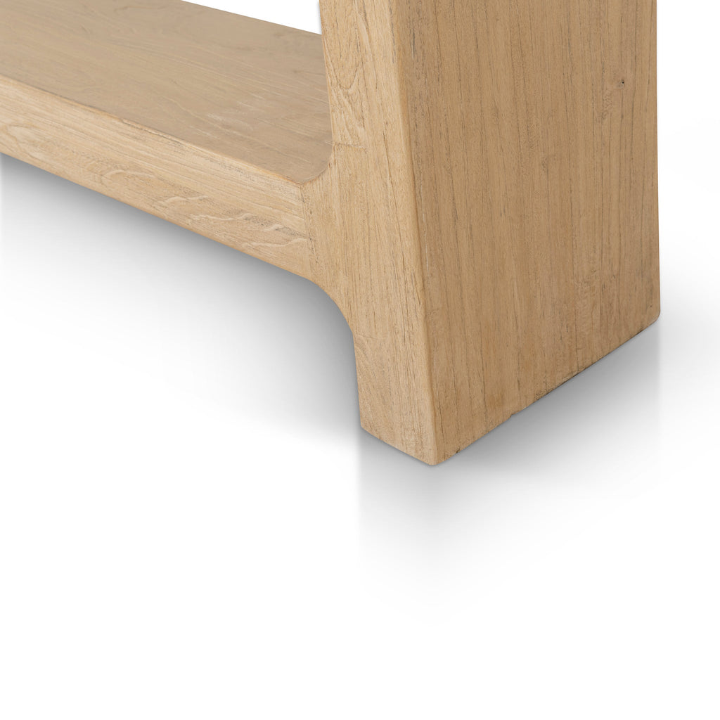 1.52m Elm Ferrara Console Table - Natural