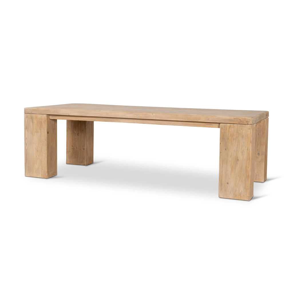 2.44m Elm Siena Dining Table - Natural