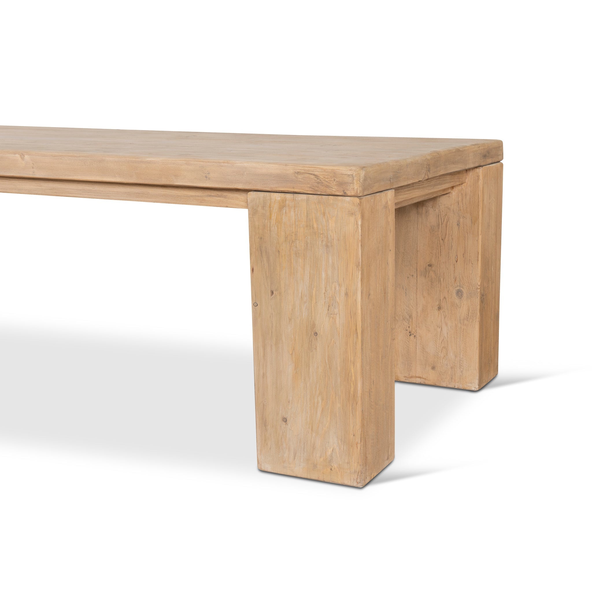 2.44m Elm Siena Dining Table - Natural
