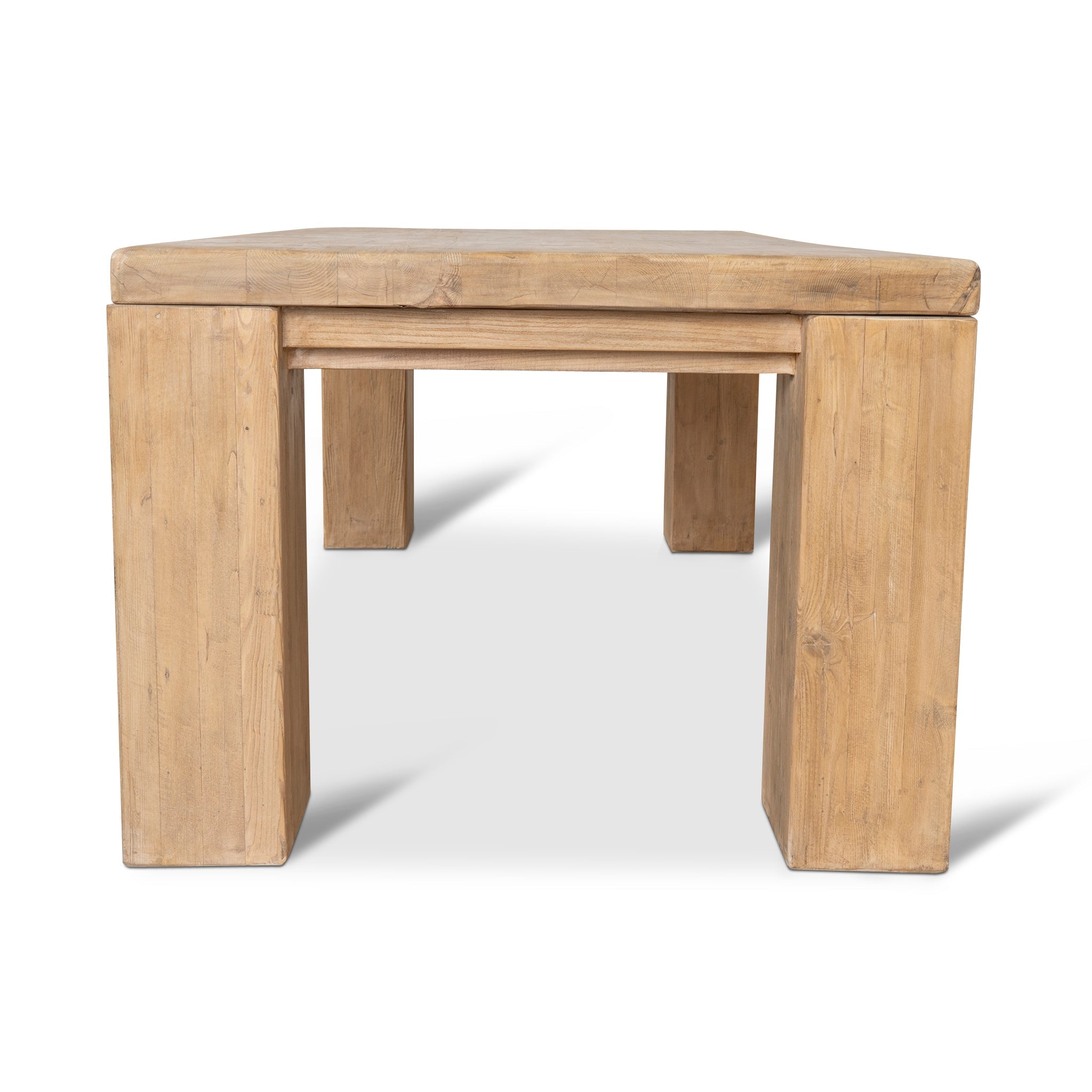 3m Elm Siena Dining Table - Natural