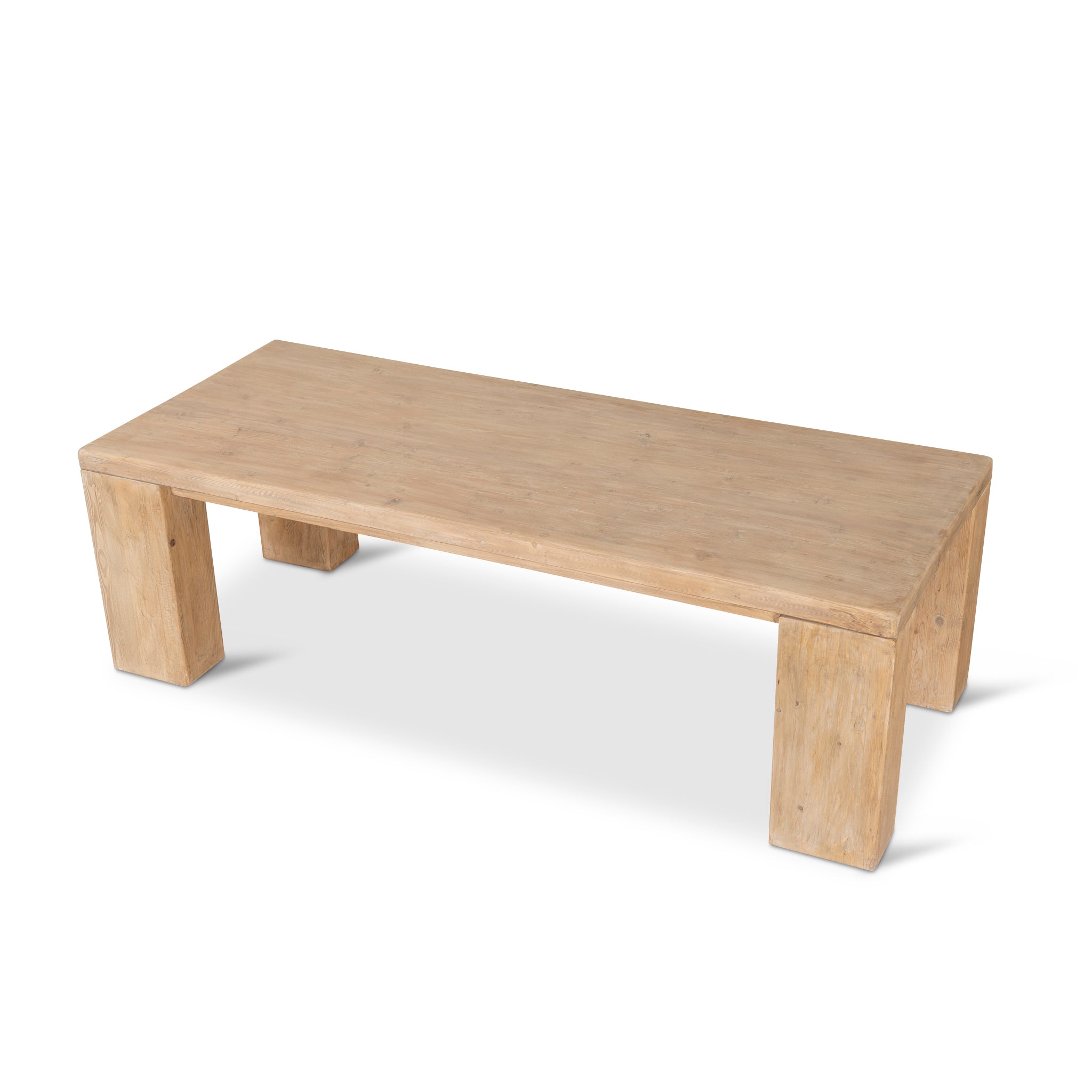 3m Elm Siena Dining Table - Natural