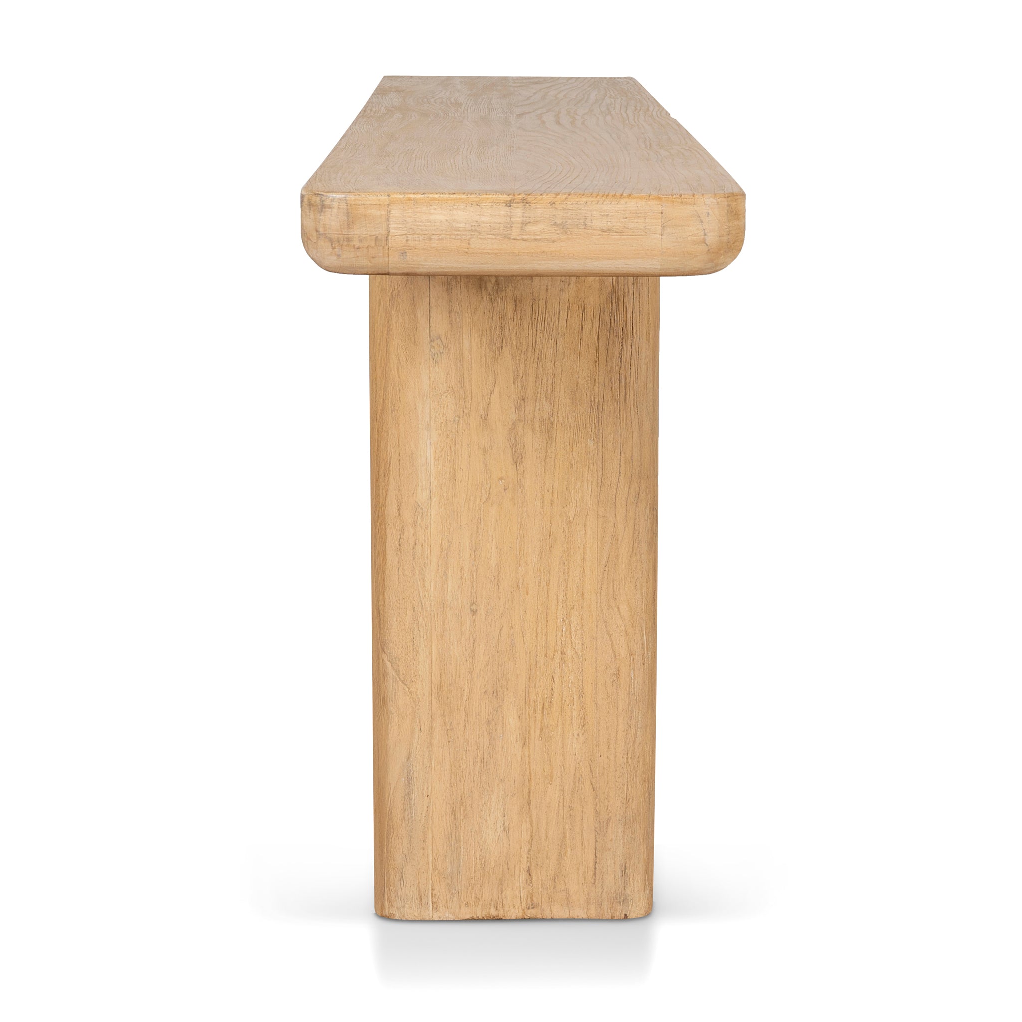1.8m Elm Ferrara Console Table - Natural