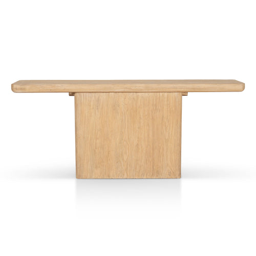 1.8m Elm Ferrara Console Table - Natural