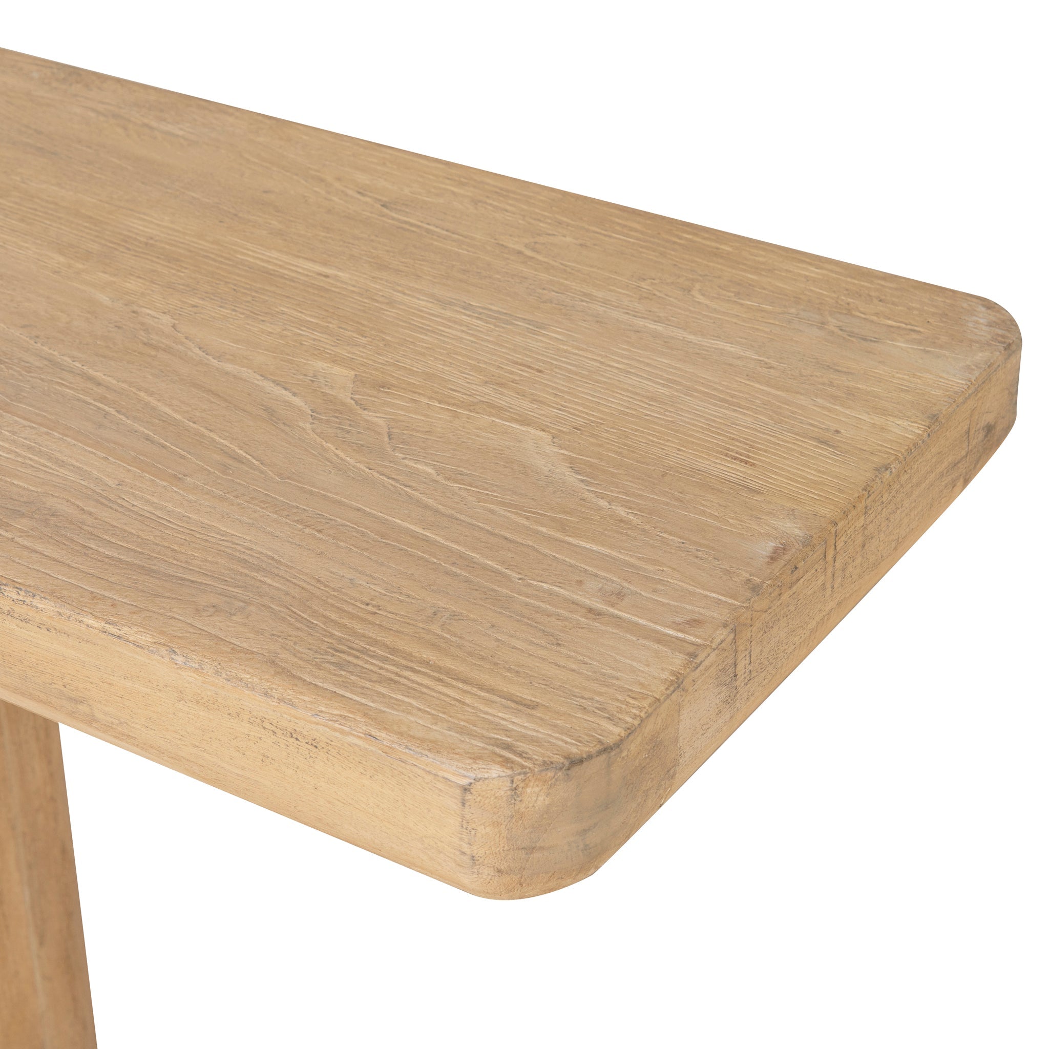 1.8m Elm Ferrara Console Table - Natural