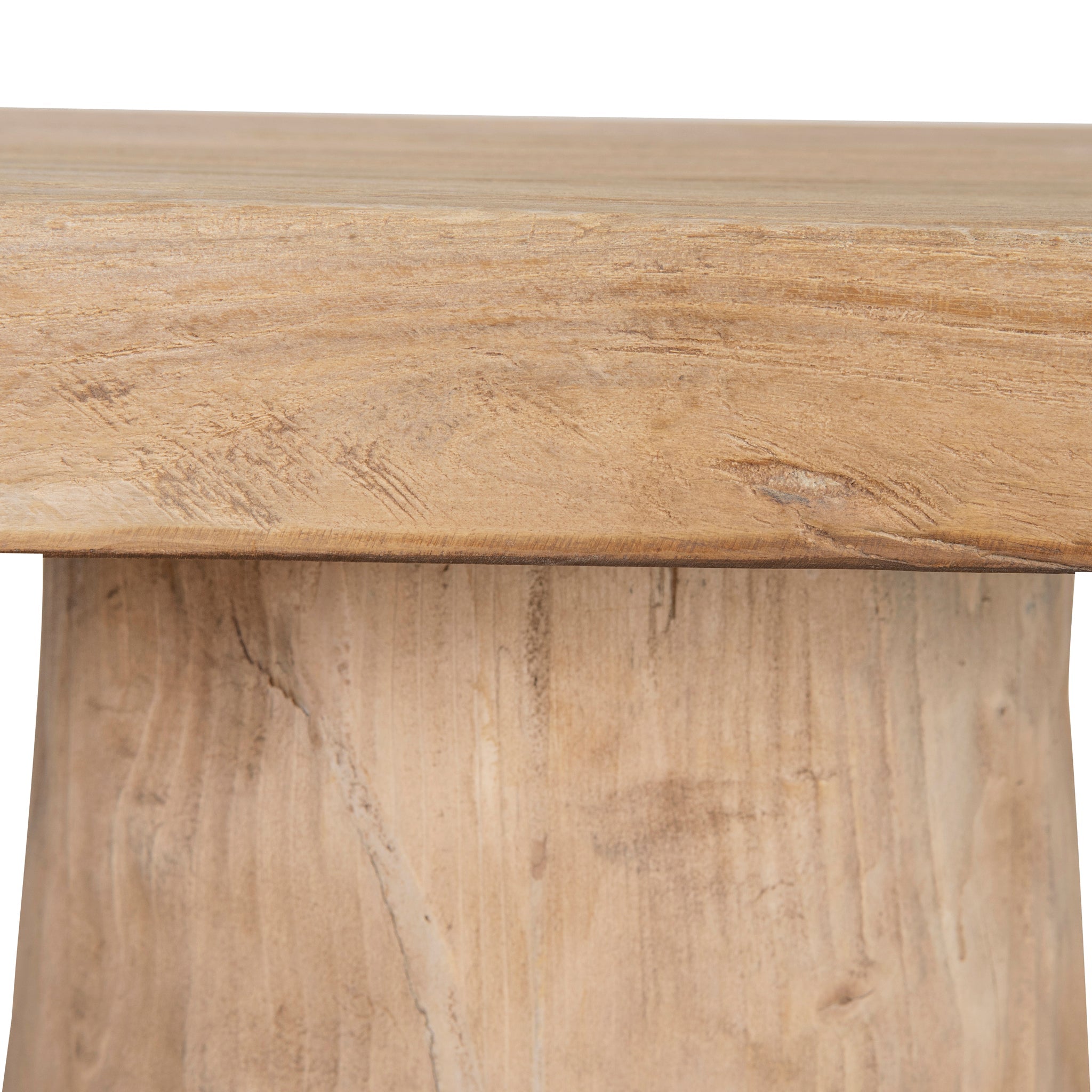 1.83m Elm Ferrara Console Table - Natural