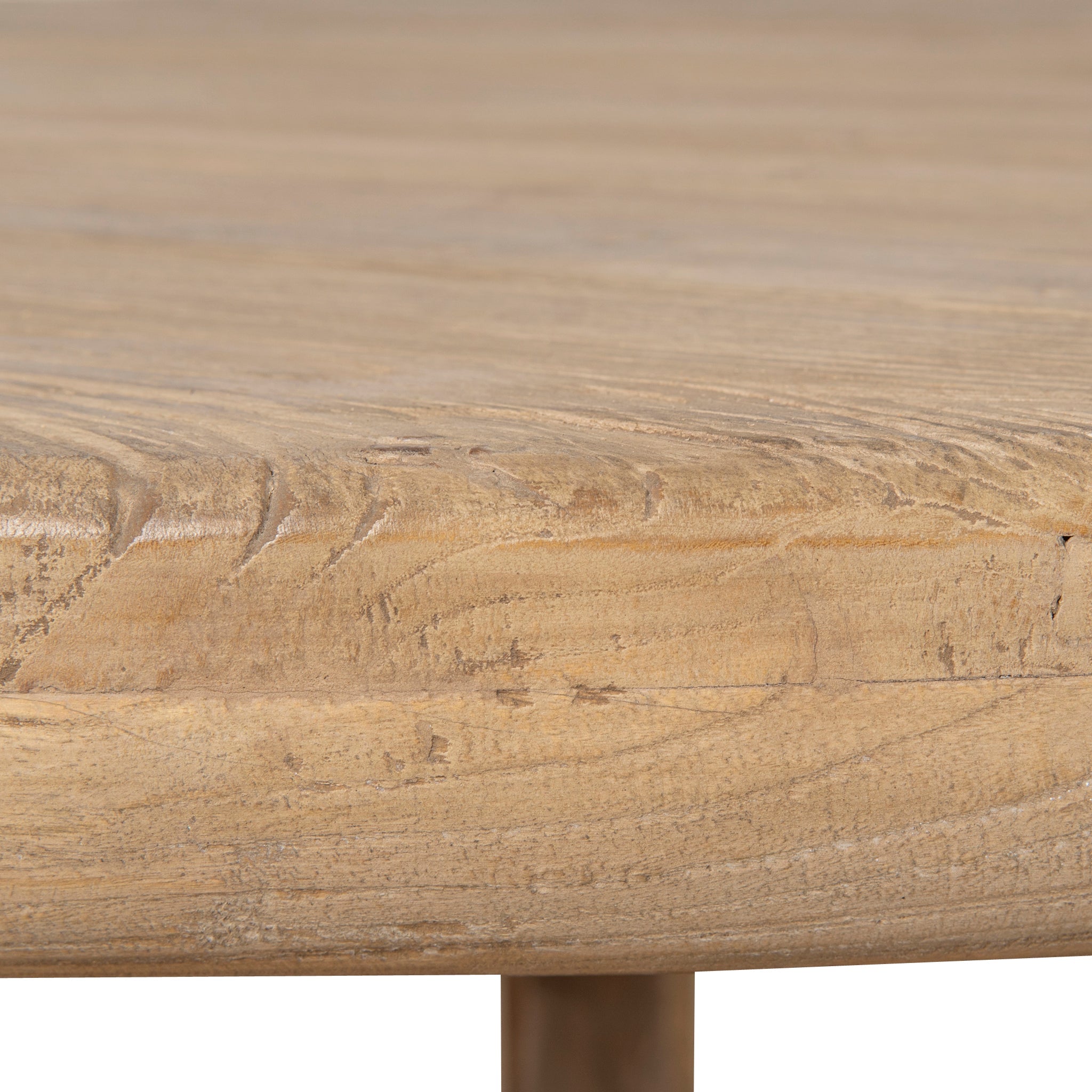 1.52m Elm Round Siena Dining Table - Natural