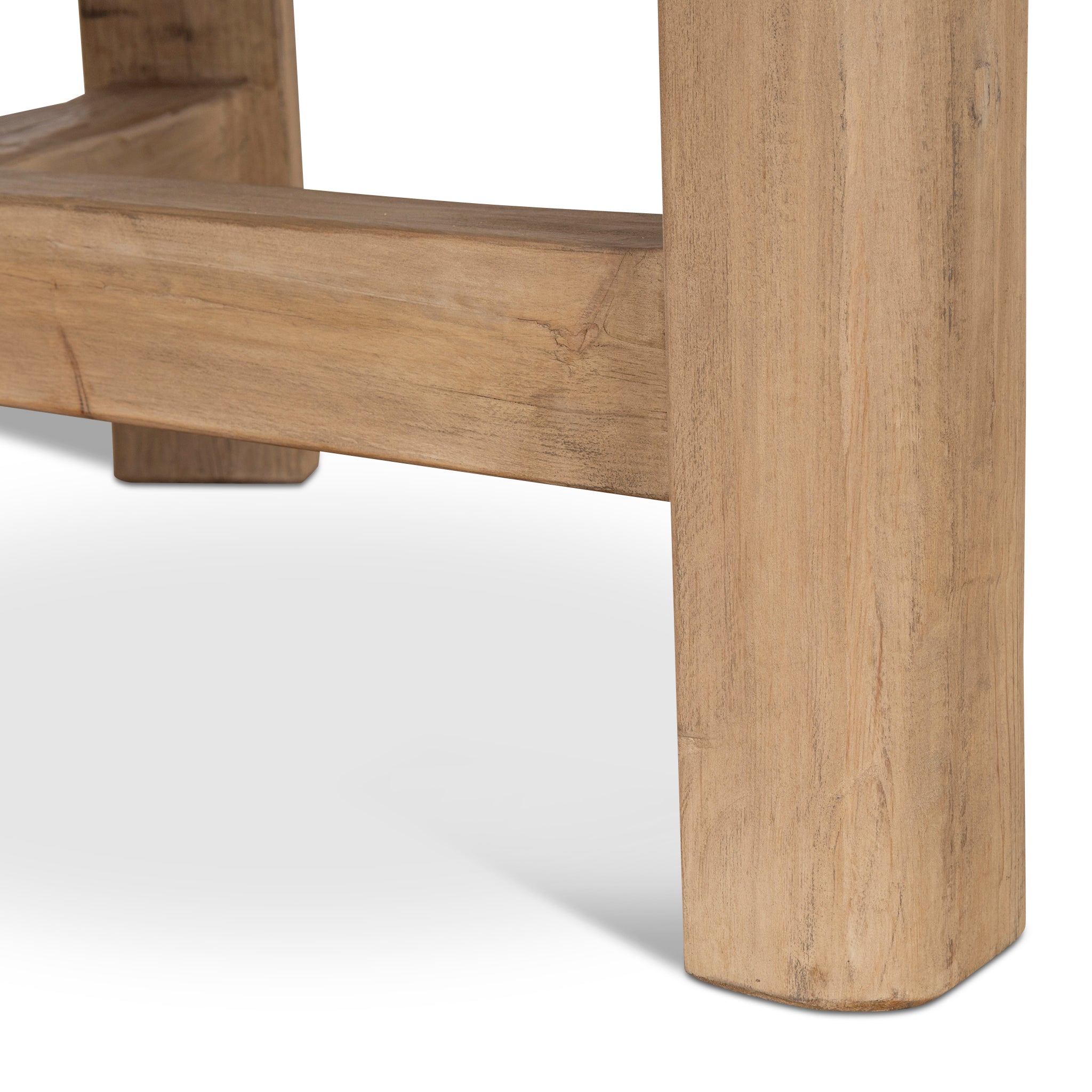 1.52m Elm Round Siena Dining Table - Natural