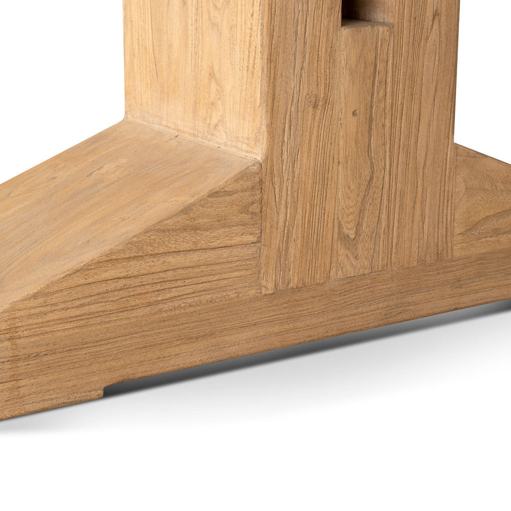 2.44m Elm Siena Dining Table - Natural