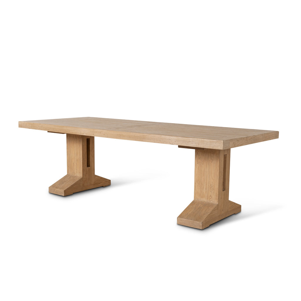 2.44m Elm Siena Dining Table - Natural