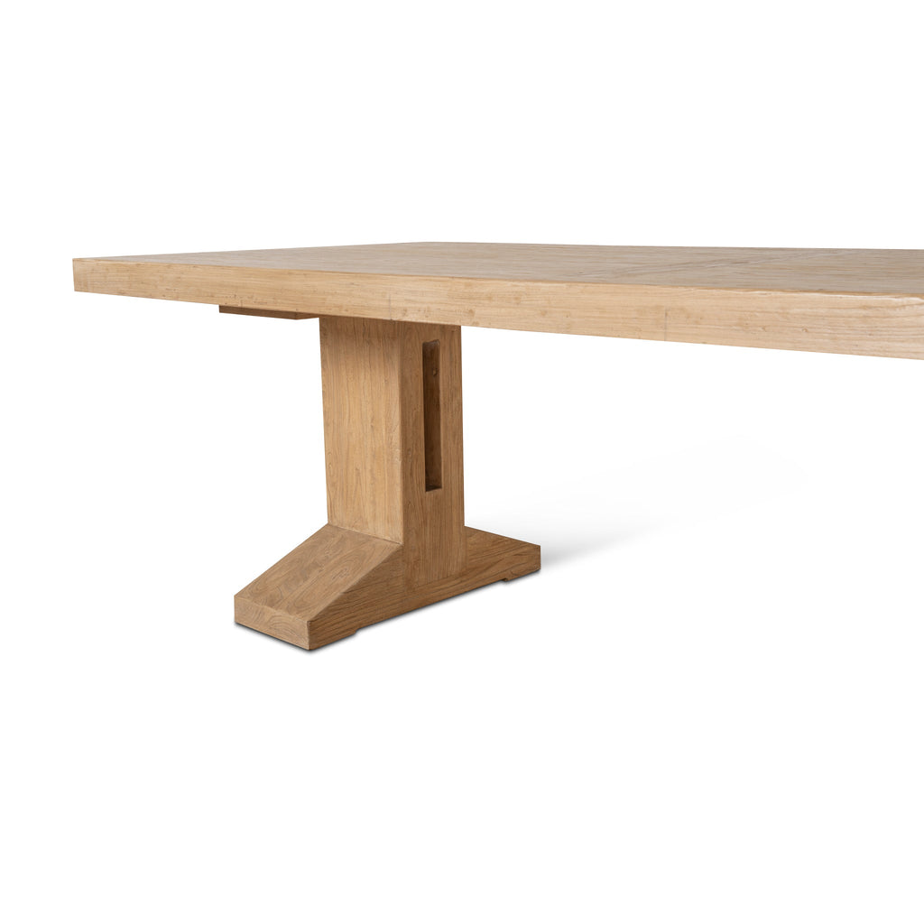 2.44m Elm Siena Dining Table - Natural
