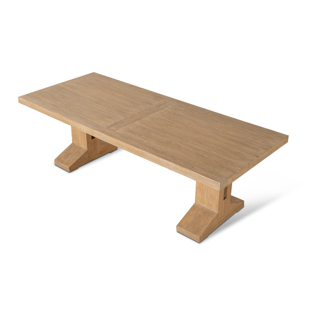 3m Elm Siena Dining Table - Natural
