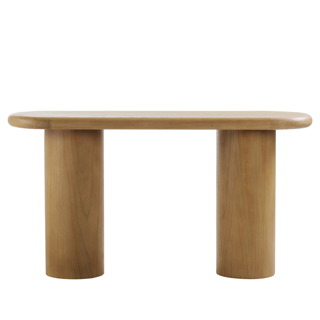 1.52m New Elm Ferrara Console Table - Natural