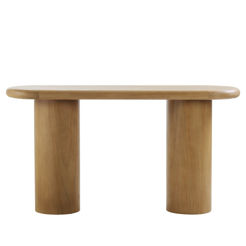 1.52m New Elm Ferrara Console Table - Natural