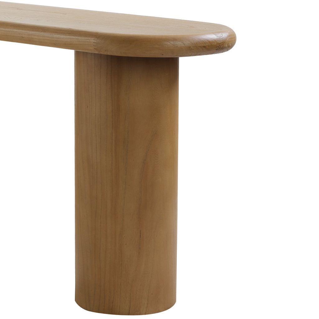 1.52m New Elm Ferrara Console Table - Natural