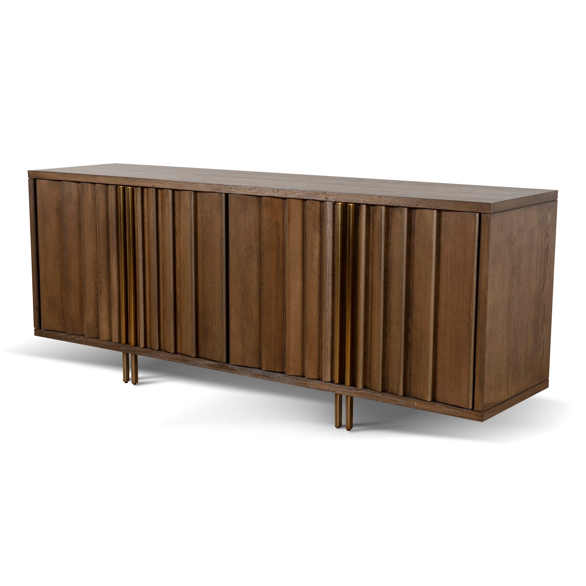 2m Modena Buffet Unit - Caramel Oak