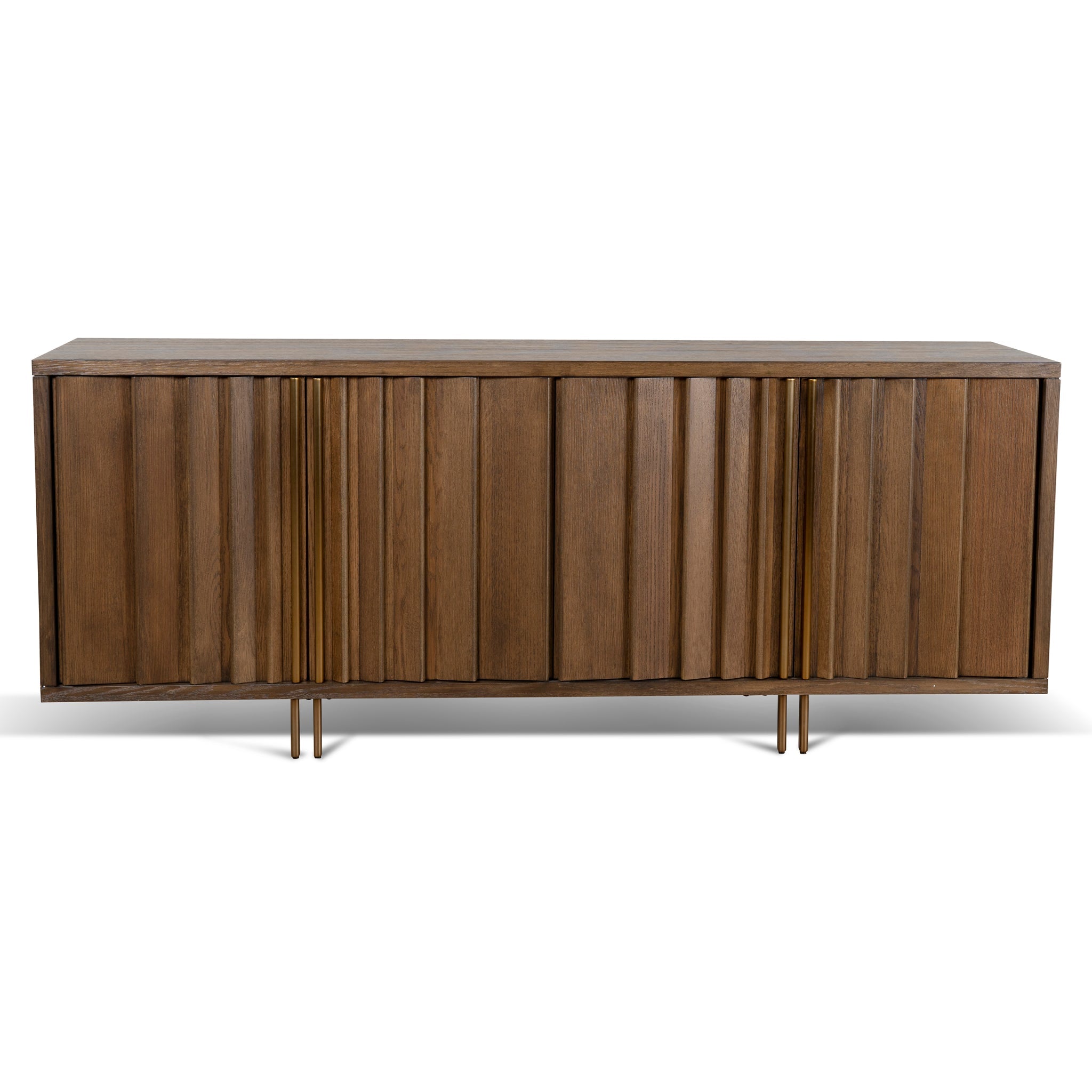 2m Modena Buffet Unit - Caramel Oak
