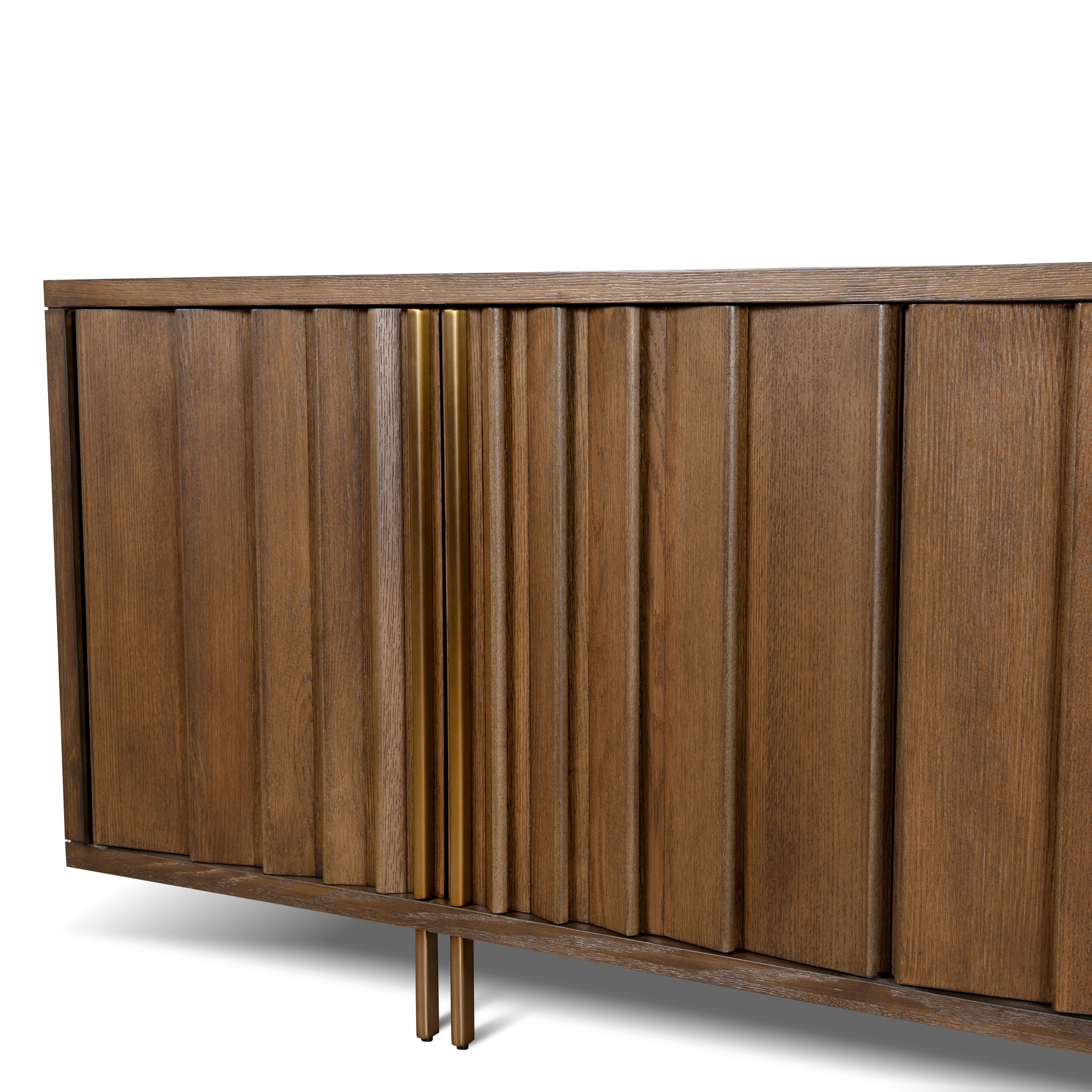 2m Modena Buffet Unit - Caramel Oak
