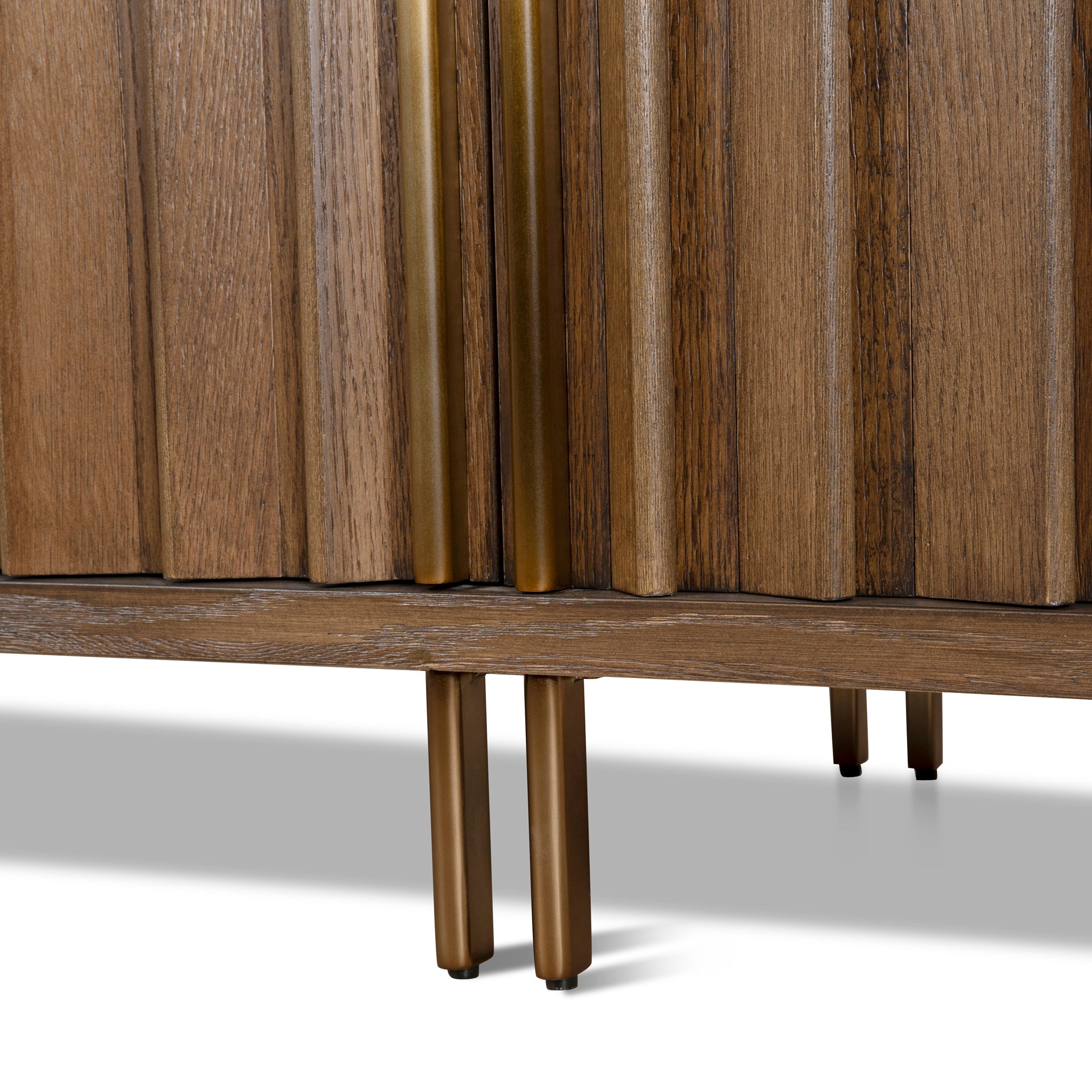 2m Modena Buffet Unit - Caramel Oak