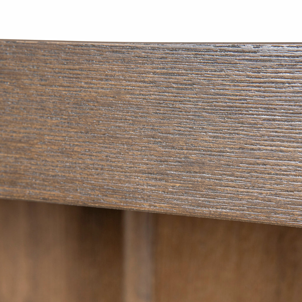 2.4m Pill Shape Siena Dining Table - Caramel Oak