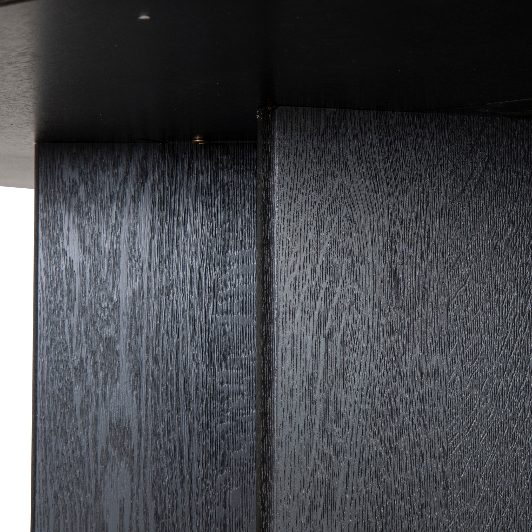 3m Pill Shape Siena Dining Table - Textured Espresso Black