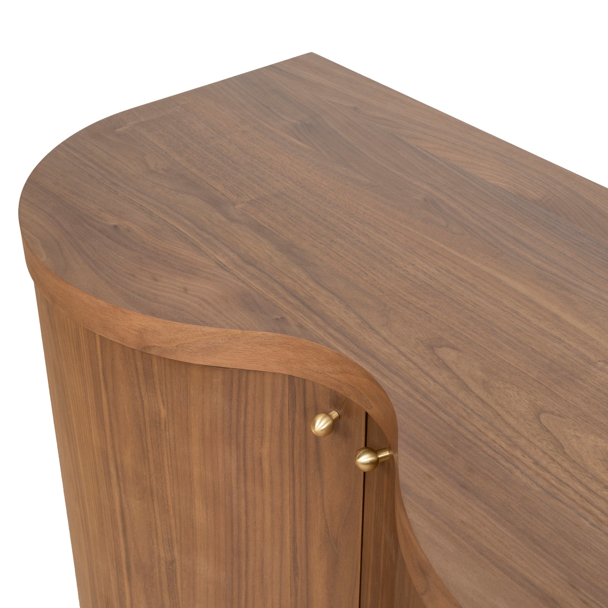 2.15m Modena Buffet Unit - Light Walnut