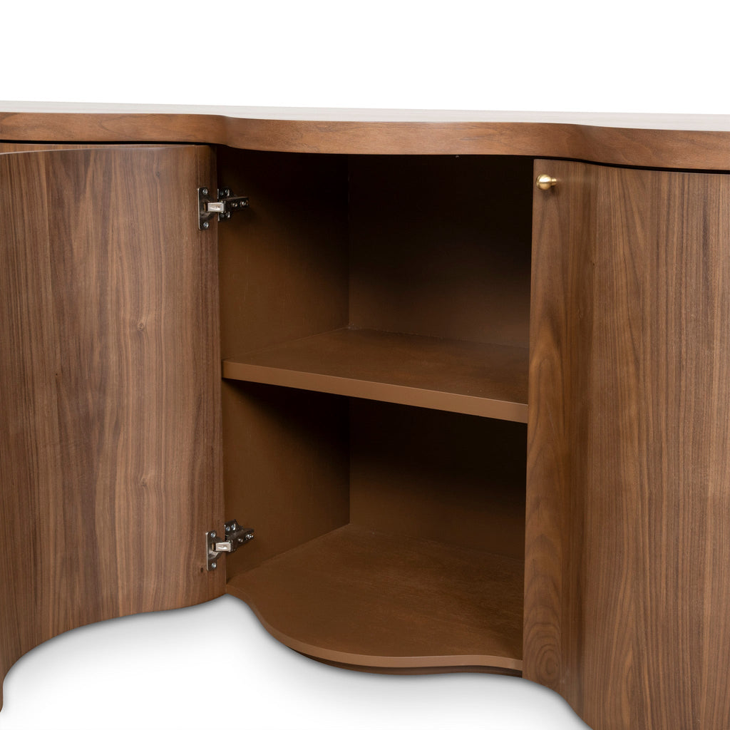 2.15m Modena Buffet Unit - Light Walnut