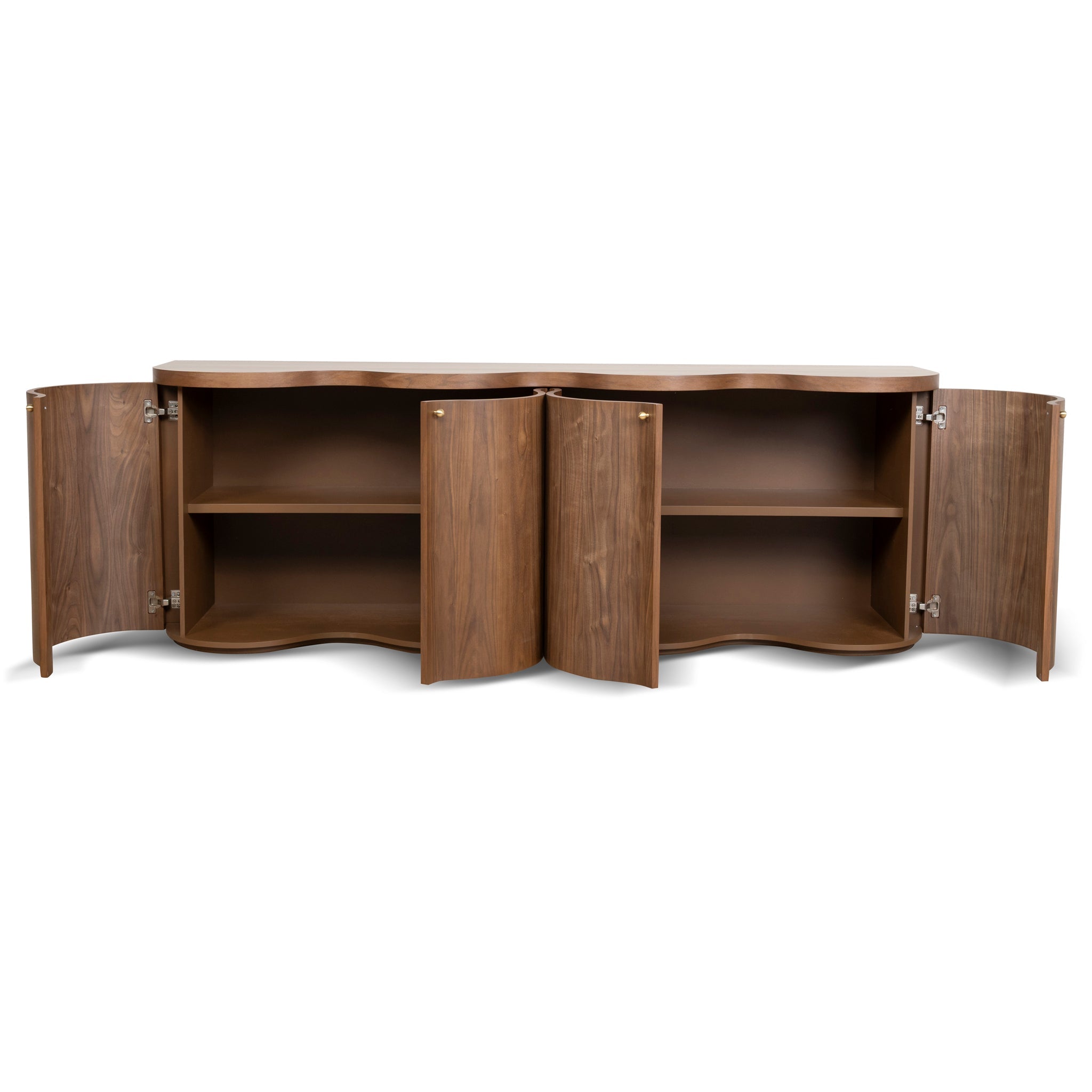 2.15m Modena Buffet Unit - Light Walnut