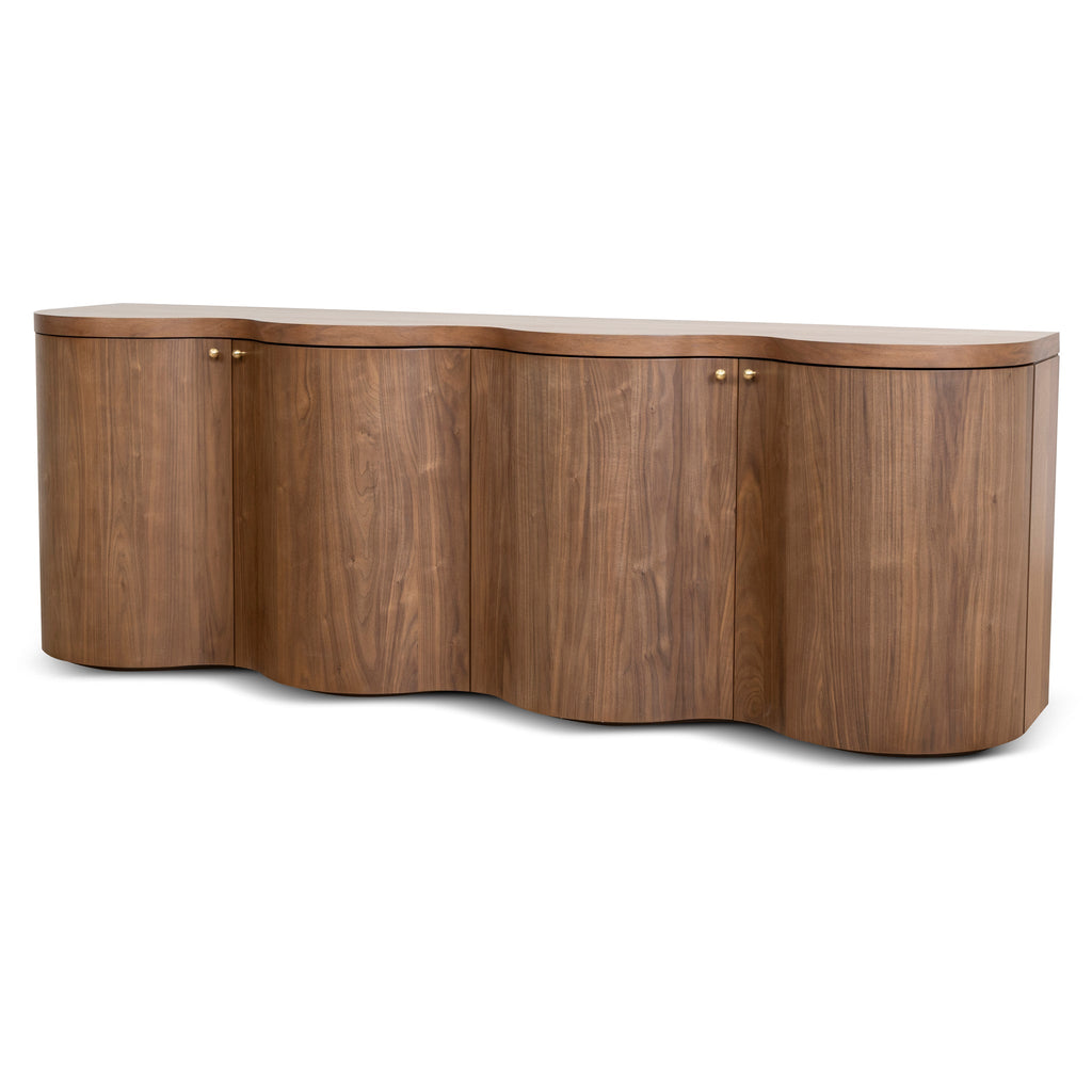 2.15m Modena Buffet Unit - Light Walnut