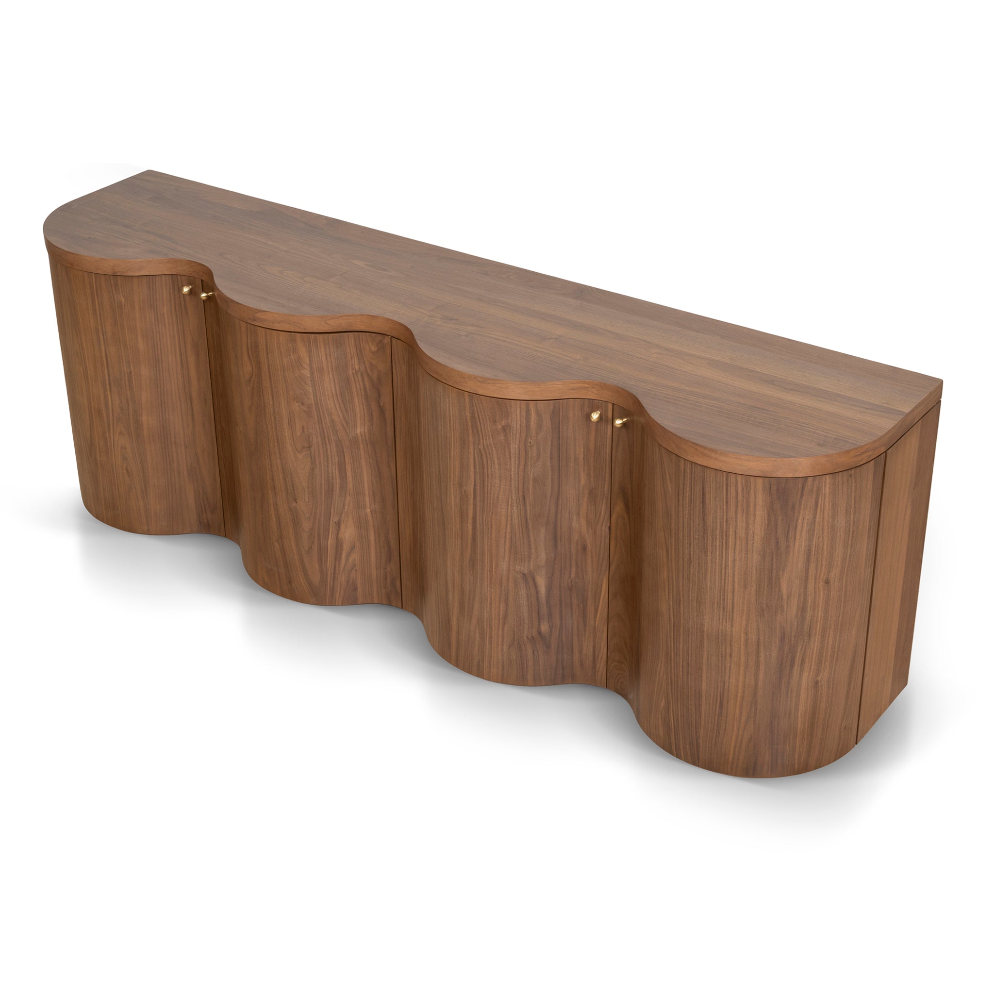 2.15m Modena Buffet Unit - Light Walnut