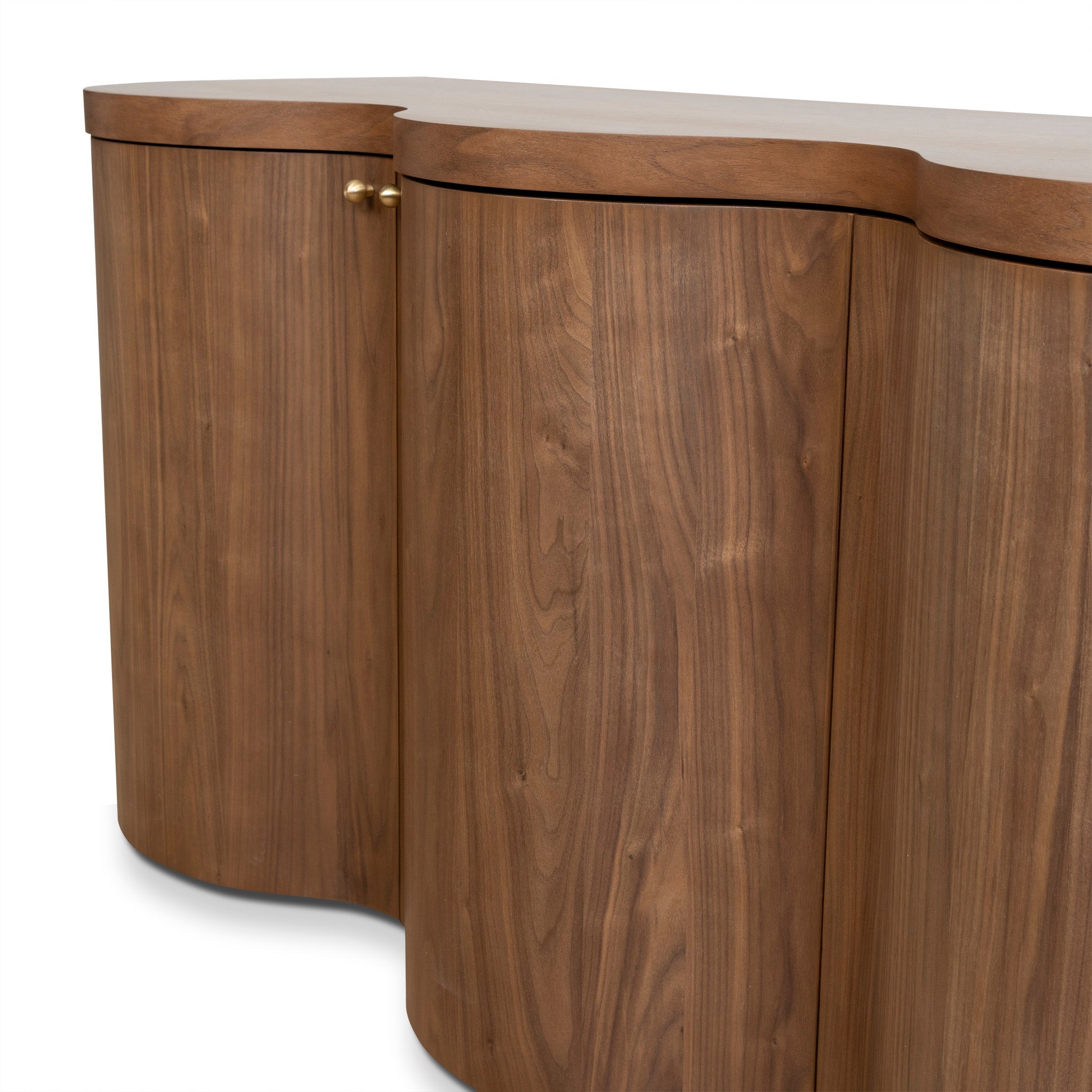 2.15m Modena Buffet Unit - Light Walnut