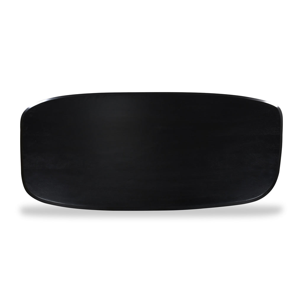 2.2m Siena Dining Table - Full Black