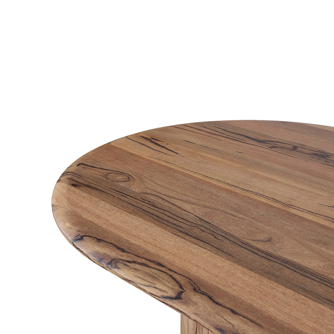 2.4m Oval Siena Dining Table - Natural