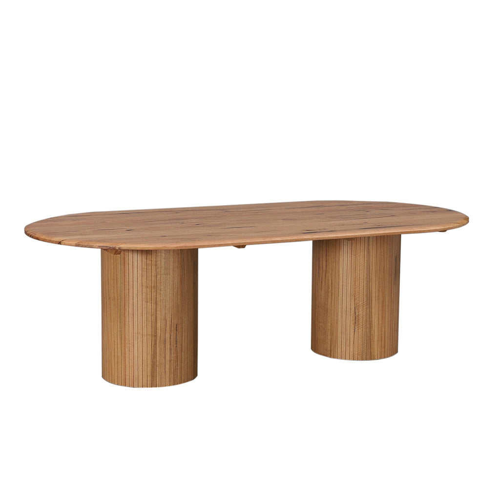 2.4m Oval Siena Dining Table - Natural