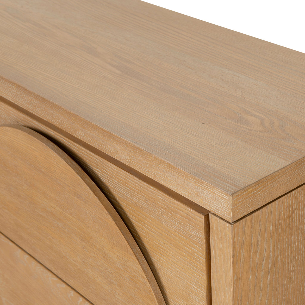 1.6m Padova Dressing Unit - Dusty Oak