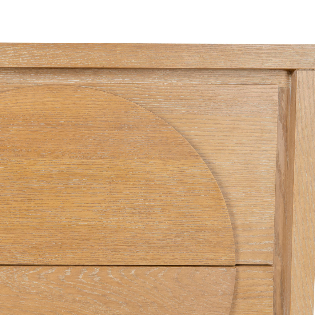 1.6m Padova Dressing Unit - Dusty Oak