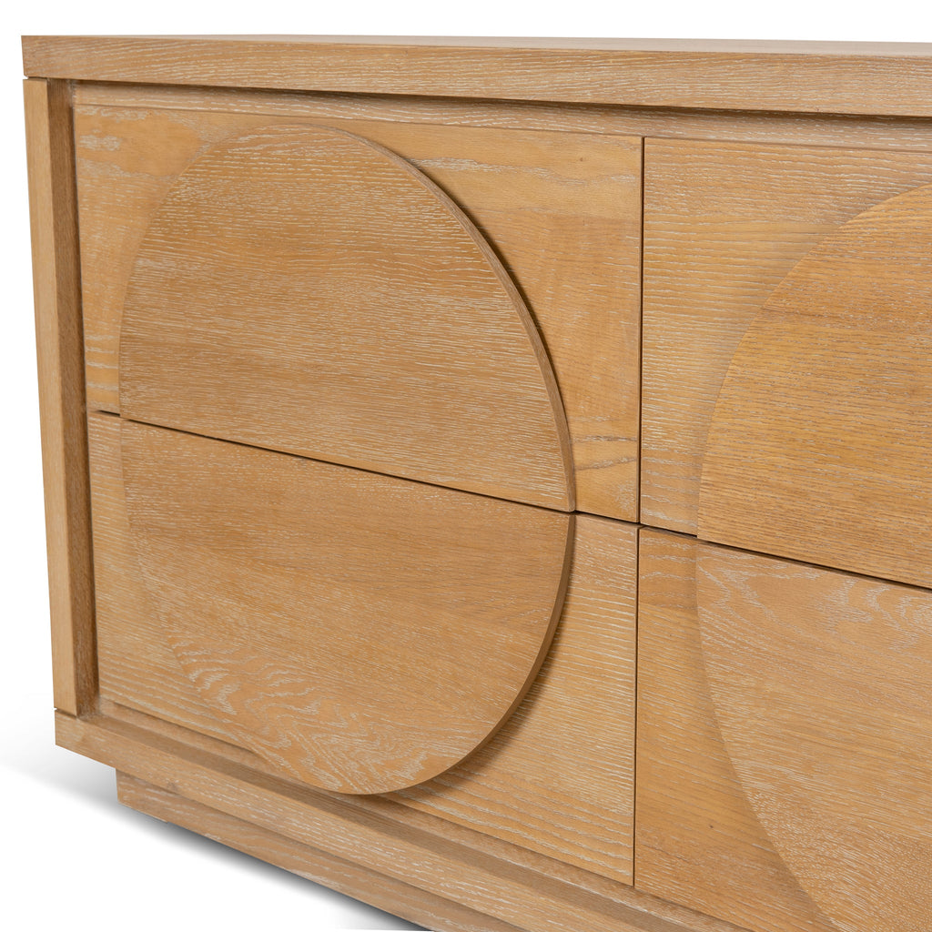 1.6m Padova Dressing Unit - Dusty Oak